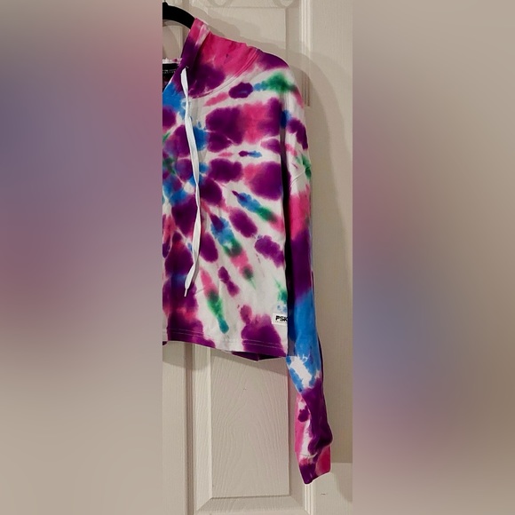 COPY - PSK Collective Tie Dye Cropped Hoodie - Picture 4 of 10